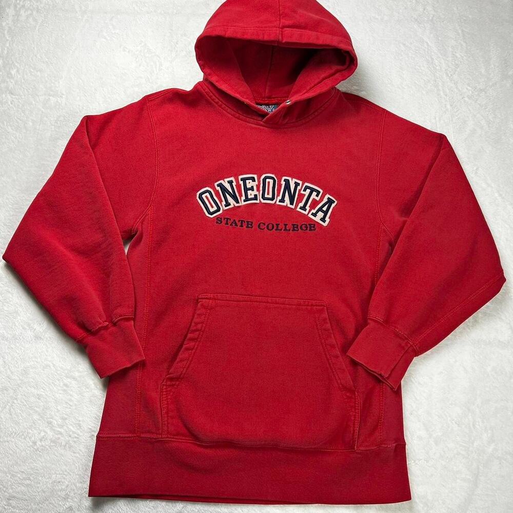 Oneonta State College MV Sport Hooded Sweatshirt size XS Pro weave